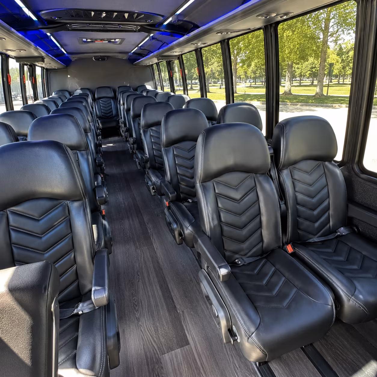 bus rentals for topeka weddings at outdoor and garden venues