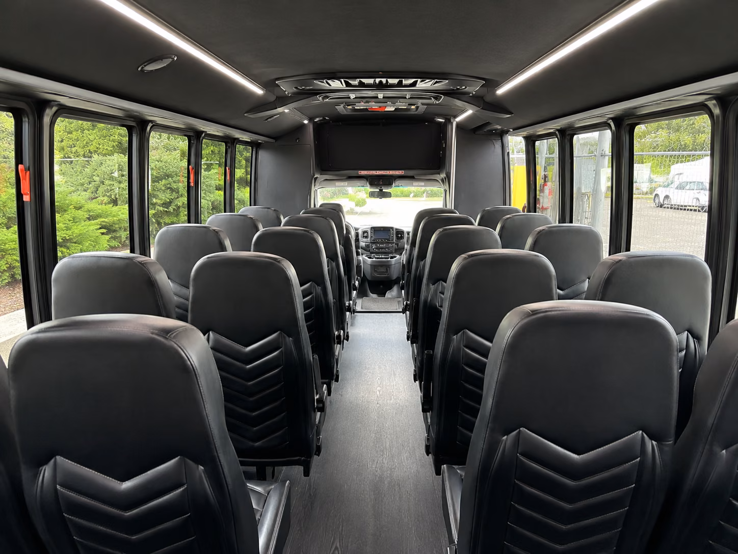 topeka 15 passenger minibus inside