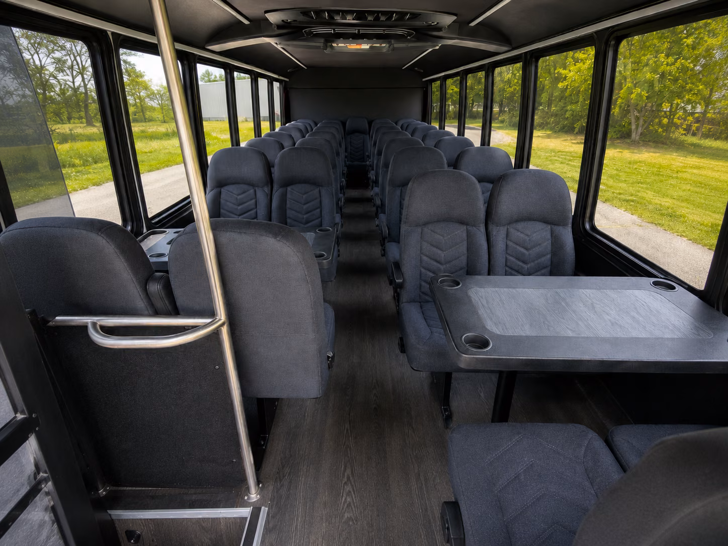 topeka 15 passenger minibus interior