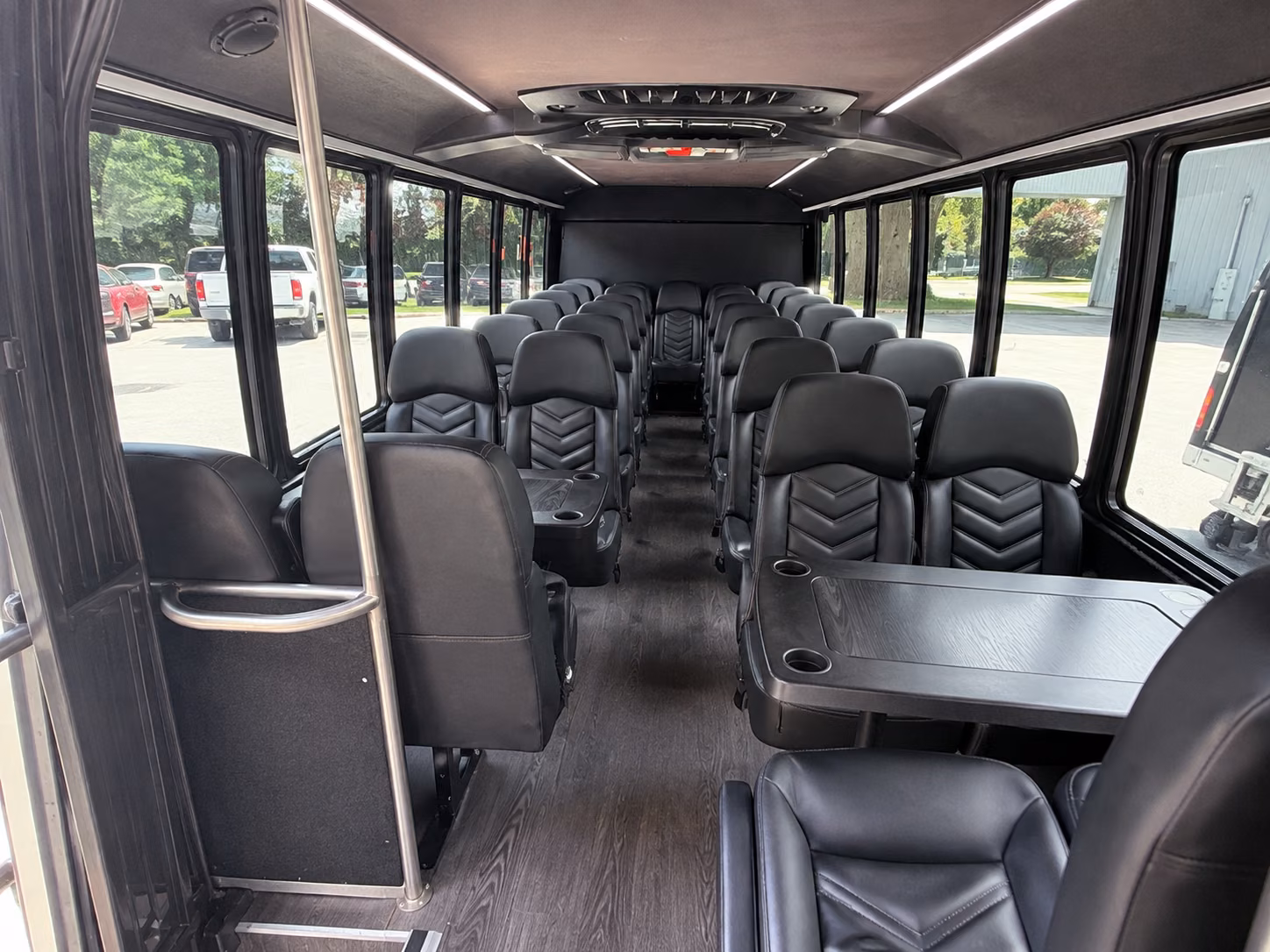 topeka 20 passenger minibus inside