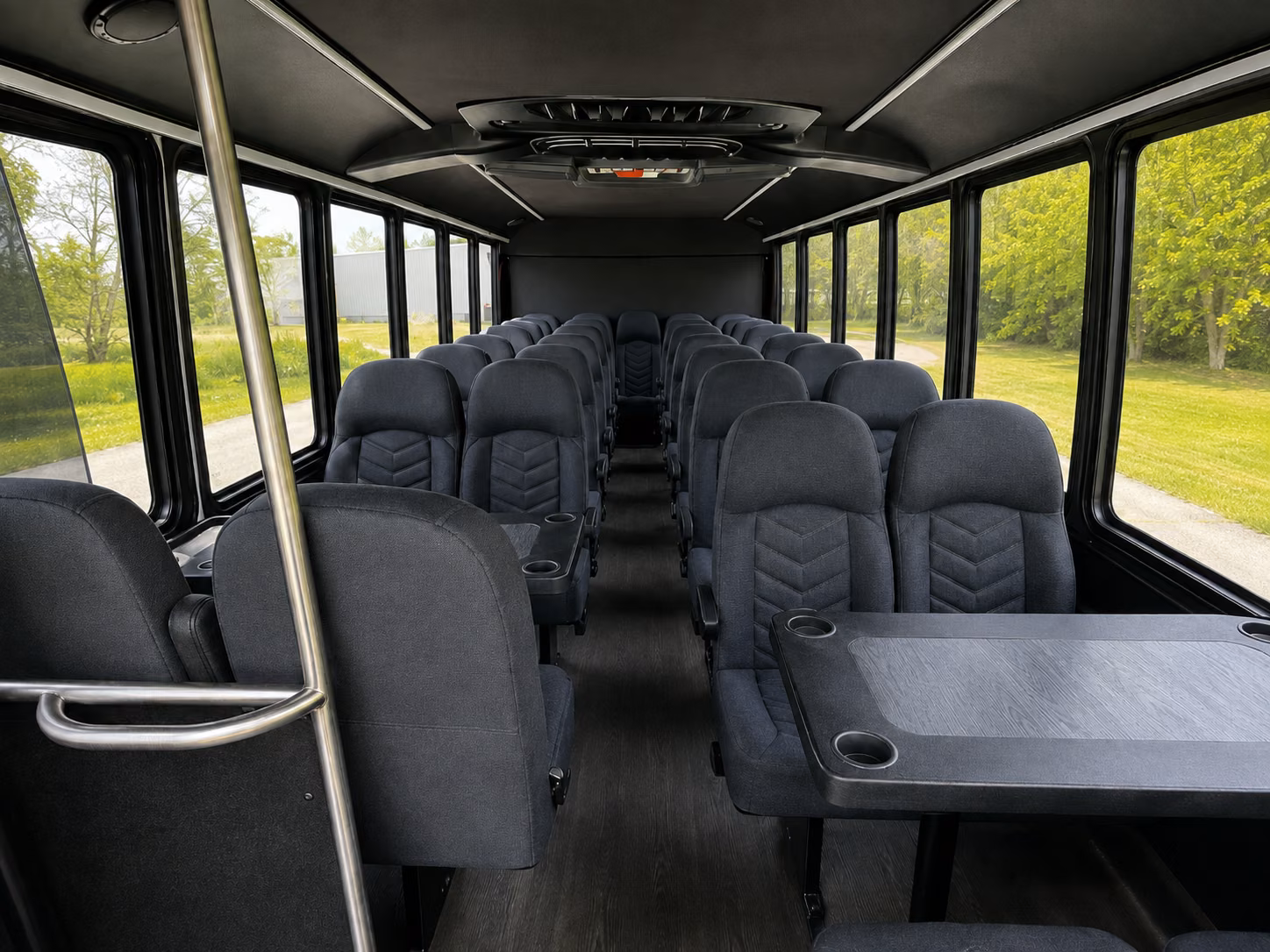 topeka 20 passenger minibus interior