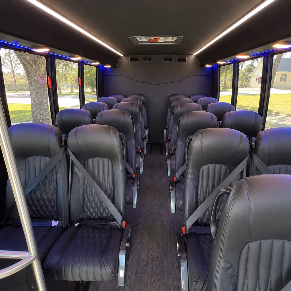 topeka 25 passenger minibus inside