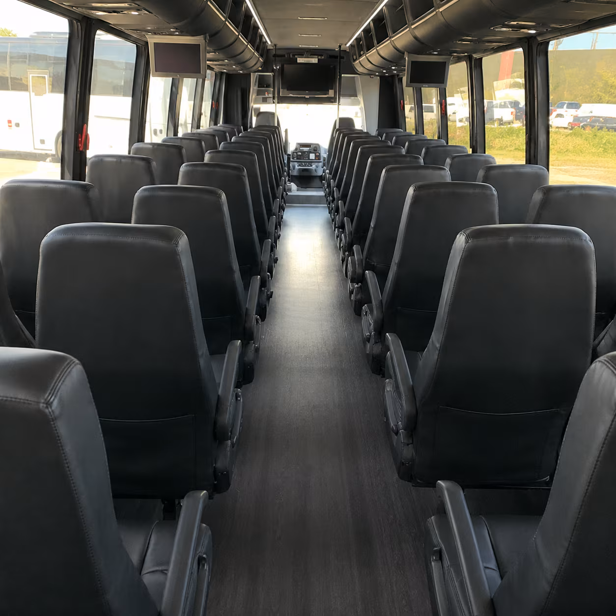 topeka 25 passenger minibus interior