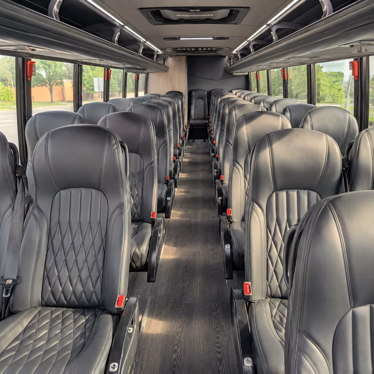 topeka 30 passenger minibus inside