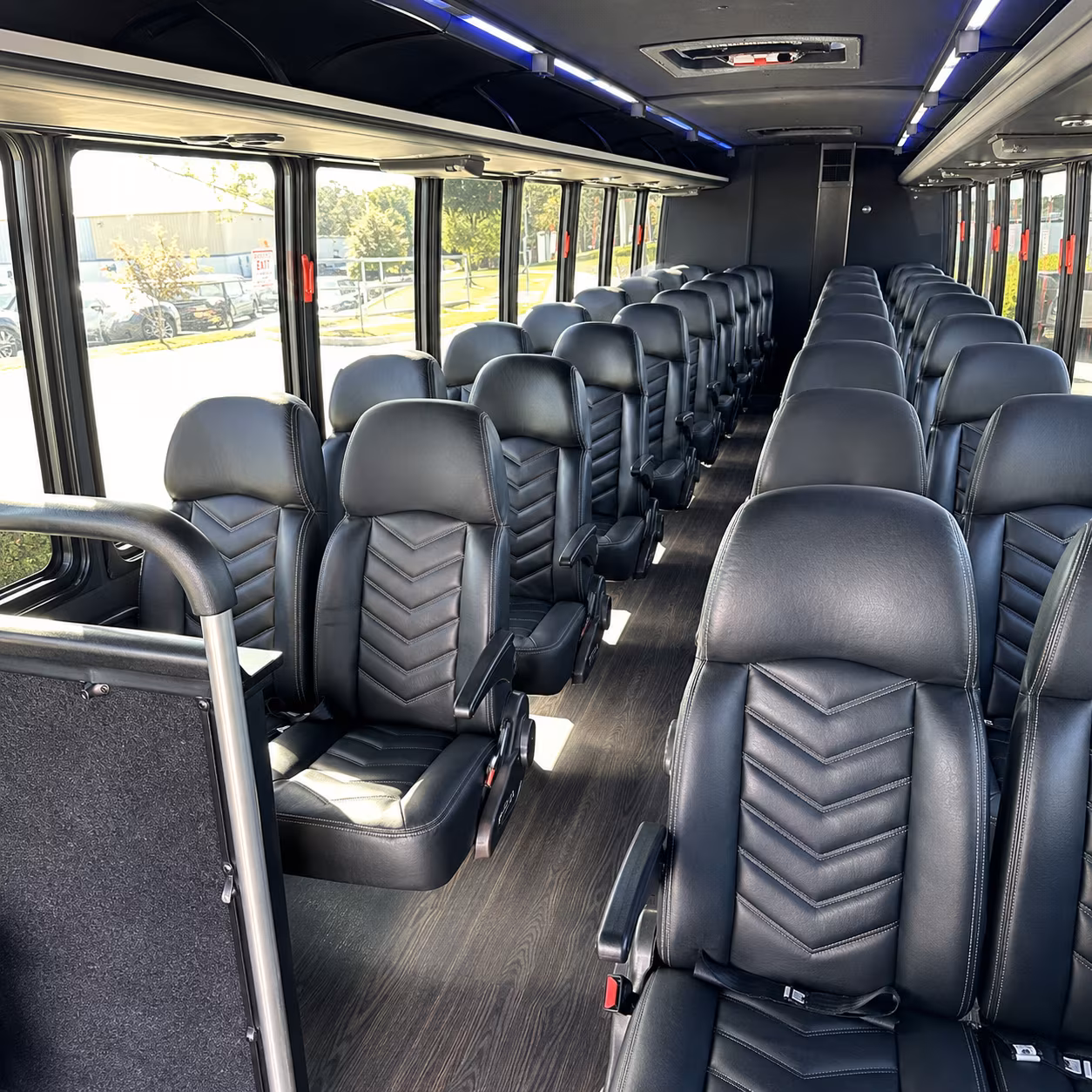 topeka 35 passenger minibus inside