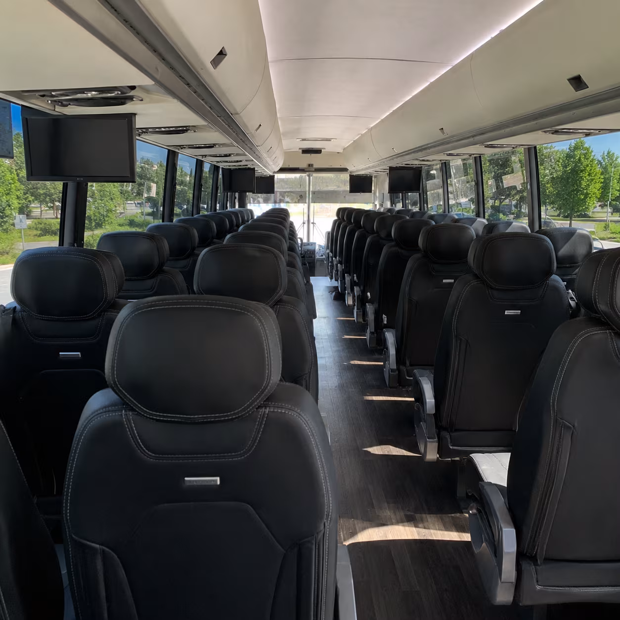 topeka charter bus inside