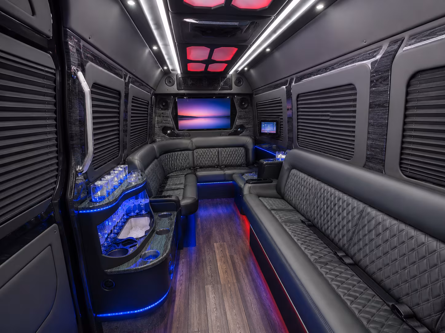 topeka sprinter limousine inside