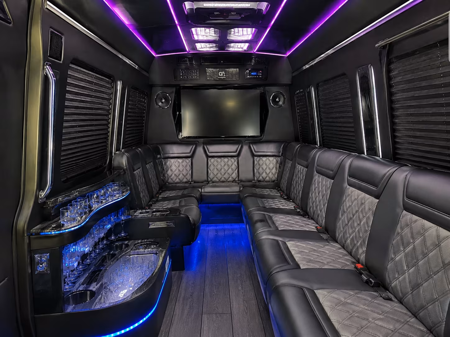 topeka sprinter limousine interior