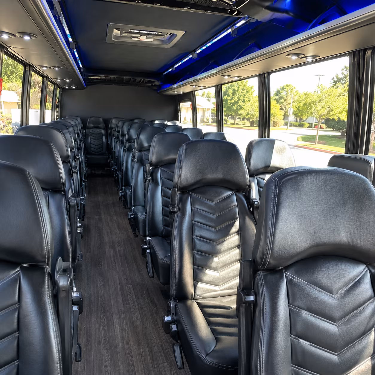 topeka wine tour brewery transportation onboard seating